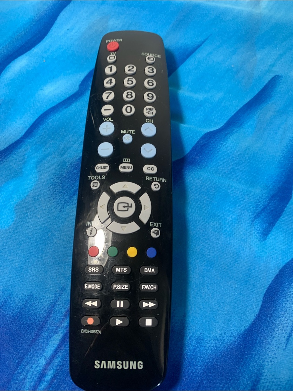 Samsung Black TV Remote Control - Replacement Remote BN59-00687A